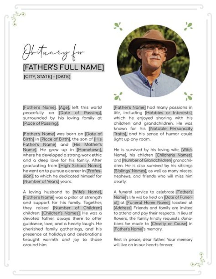 An Obituary That Unlocks Hidden Truths